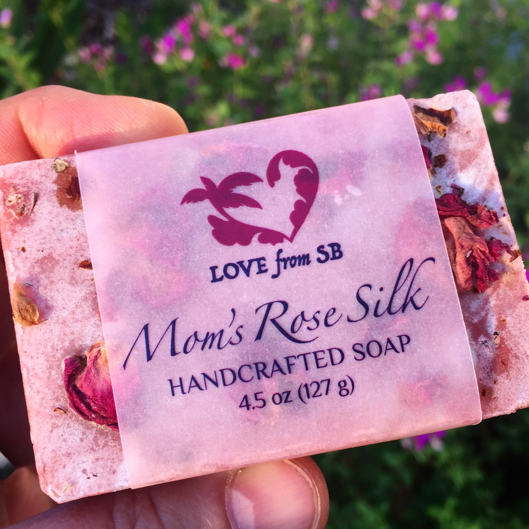Mom's Rose Silk Soap