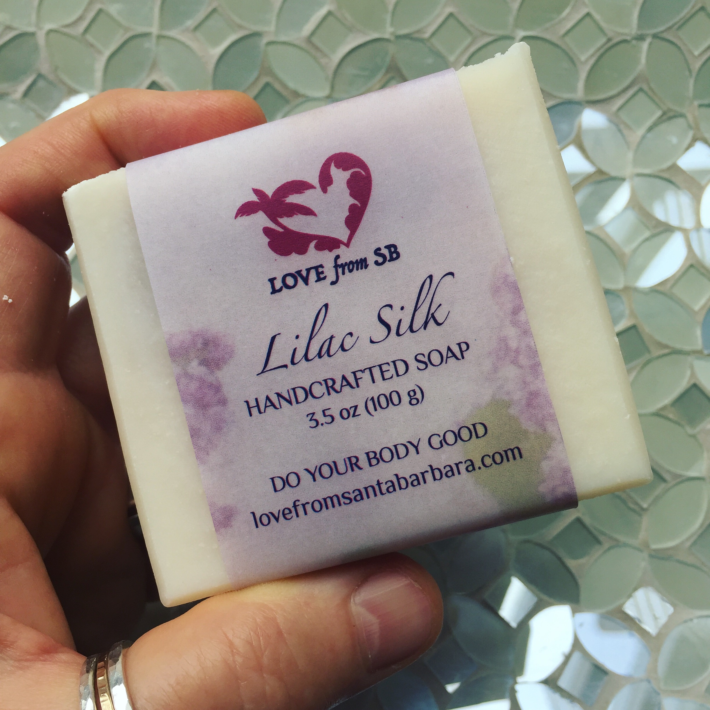Lilac Silk Soap