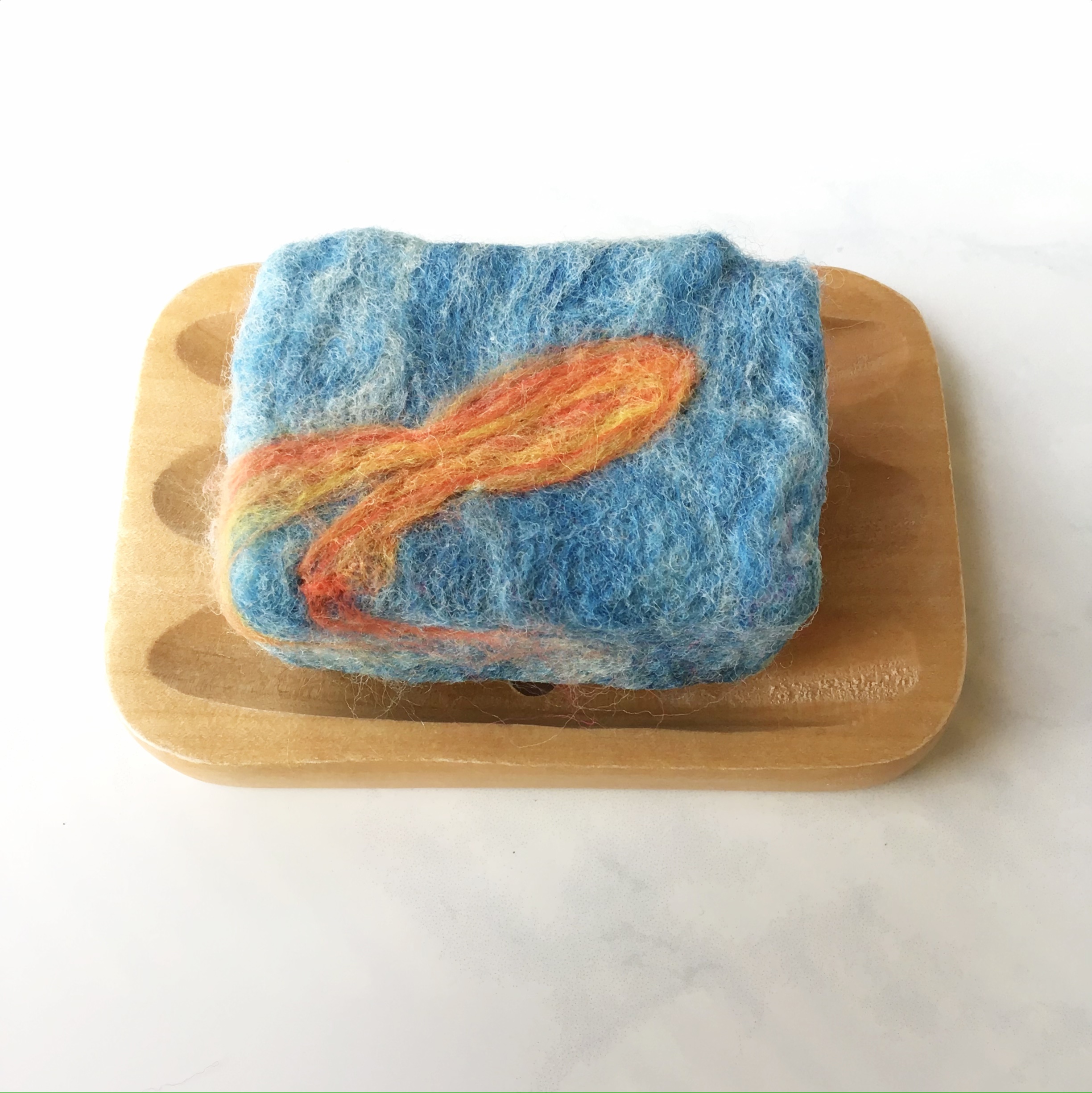 Squid Felted Soap